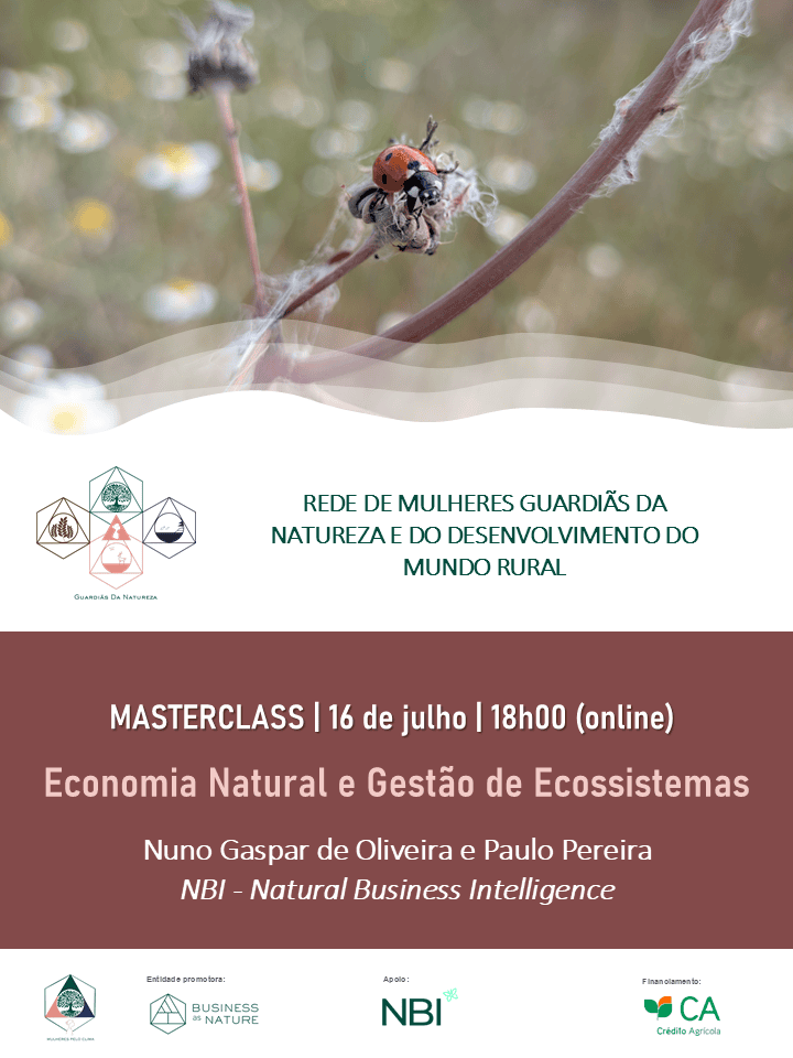 MASTERCLASS “Economia Natural e Gestão de Ecossistemas” | 16 de julho | 18h00