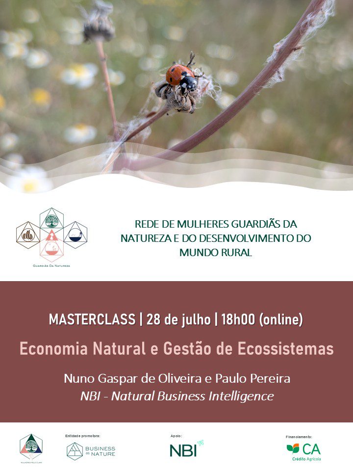 MASTERCLASS “Economia Natural e Gestão de Ecossistemas” | 28 de julho | 18h00