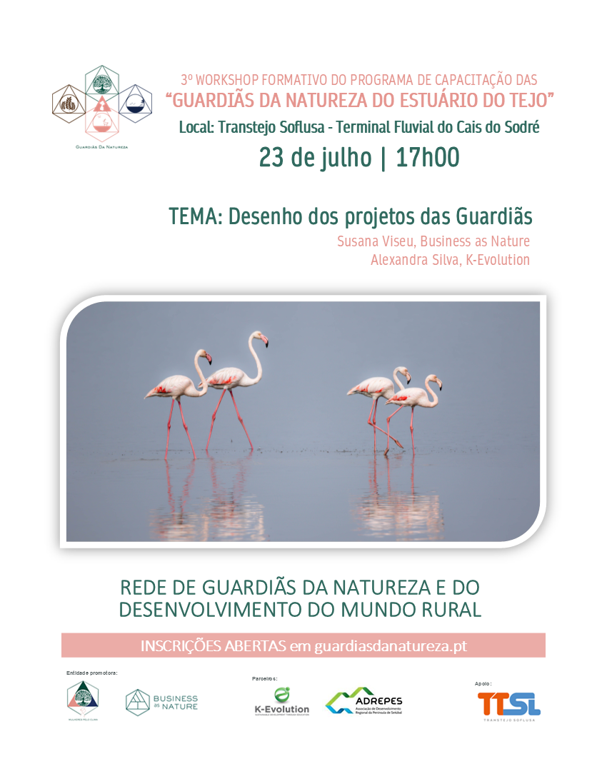 3º Workshop das Guardiãs do Estuário do Tejo para desenho de projetos | 23 de julho 2025 | 17h00